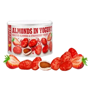 Mixit Mandle v jogurtu s jahodovým prachem 240 g